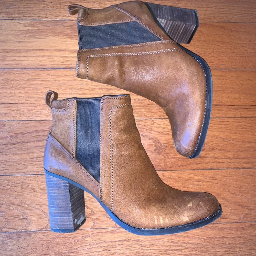 Brown booties